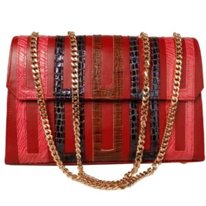 ASAKE LEATHER BASE PATTERNED( with chain) - Image 1