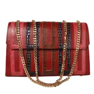 ASAKE LEATHER BASE PATTERNED( with chain) - Image 2