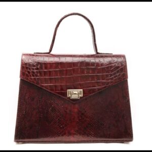 ZEENA HALF AND HALF EXOTIC BAG - Image 5