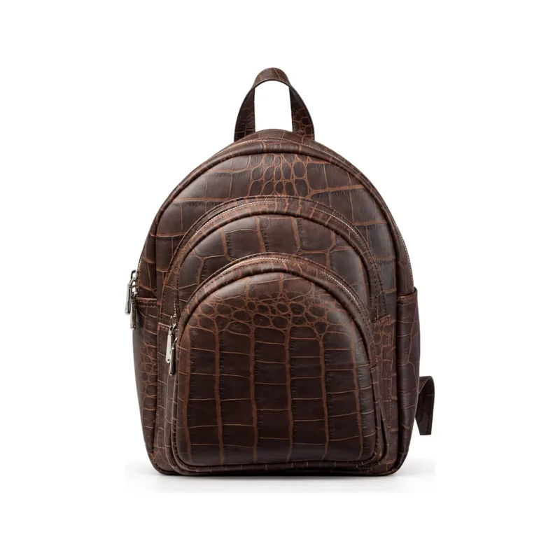 3 Tier Backpack, handcrafted leather bag by Morin.O, Lagos