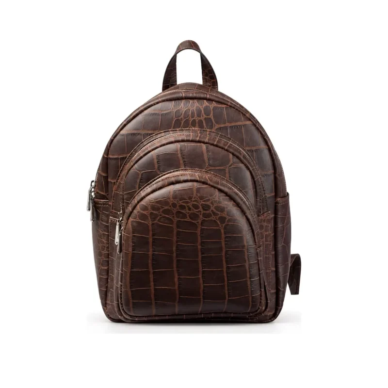 3 Tier Backpack, handcrafted leather bag by Morin.O, Lagos