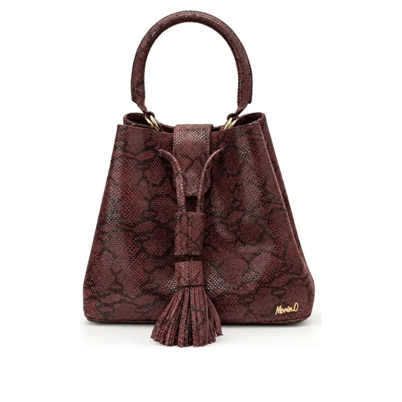 Amanda Grande, handcrafted leather bag by Morin.O, Lagos