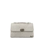 Banwo With Chain Bag Silver, handcrafted leather bag by Morin.O, Lagos