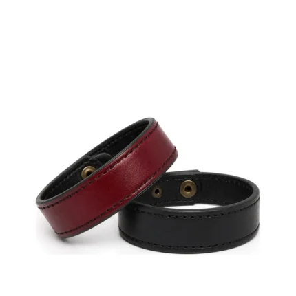 Bracelet, handcrafted leather accessory by Morin.O, Lagos