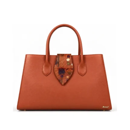 Demure Bag, handcrafted leather bag by Morin.O, Lagos