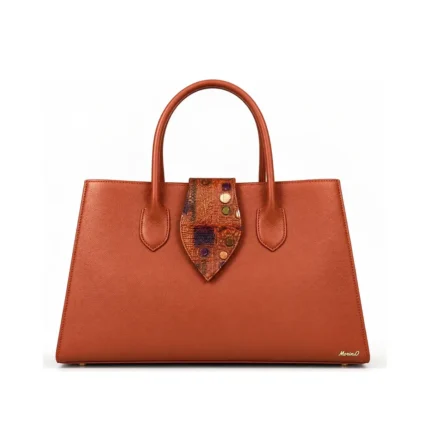 Demure Bag, handcrafted leather bag by Morin.O, Lagos