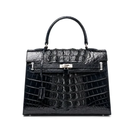 Kigo Exotic Bag In Full in croc, handcrafted leather bag by Morin.O, Lagos
