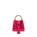 Micro Amanda Bag Pink, handcrafted leather bag by Morin.O, Lagos