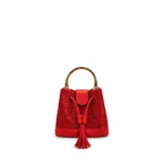 Micro Amanda Bag Red, handcrafted leather bag by Morin.O, Lagos
