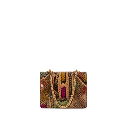 Muritala Splash Exotic Bag, mini, handcrafted leather bag by Morin.O, Lagos