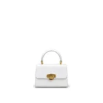 Nano Bag White, handcrafted leather bag by Morin.O, Lagos