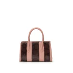 Ruki Bag in python stripe, handcrafted leather bag by Morin.O, Lagos