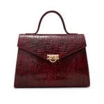 Zeena Half And Half Exotic Bag, handcrafted leather bag by Morin.O, Lagos
