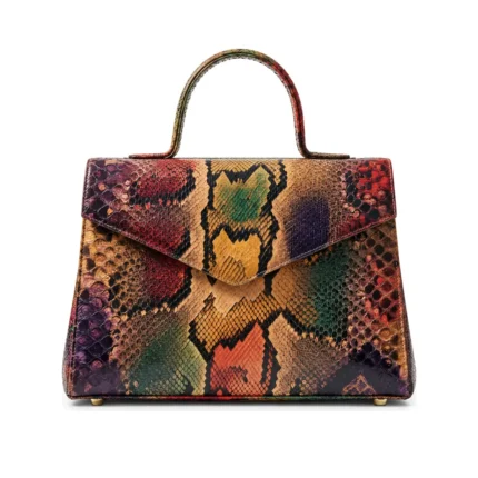 Zeena Splash Exotic Bag, handcrafted leather bag by Morin.O, Lagos
