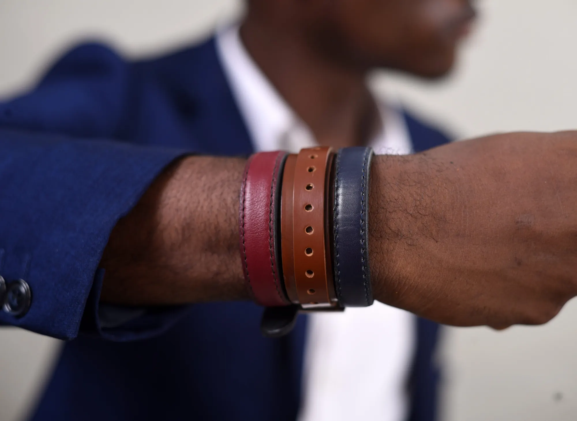 Image of Accesories: For Men: Handcrafted Leather Goods by Morin.O