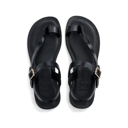 Remi Sandals top view, handcrafted leather footwear by Morin.O, Lagos