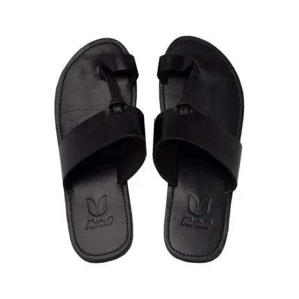 Toe Band Slippers, handcrafted leather sandals by Morin.O, Lagos